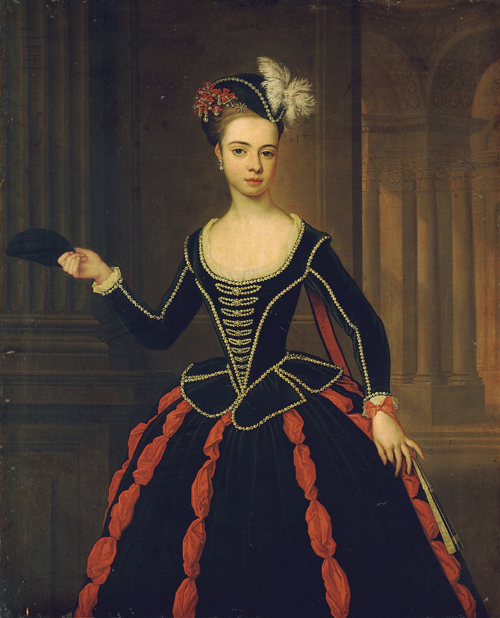 Porträt der ehrenwerten Mrs. William Townshend von Thomas Gibson