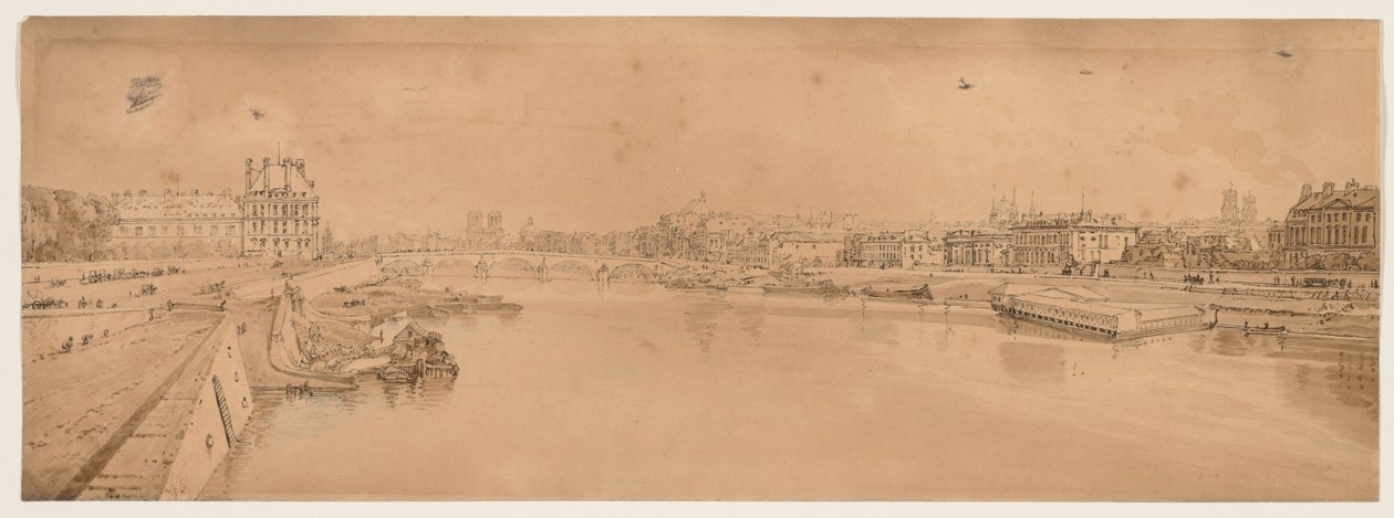 Eine Auswahl von zwanzig der malerischsten Ansichten in Paris von Thomas Girtin