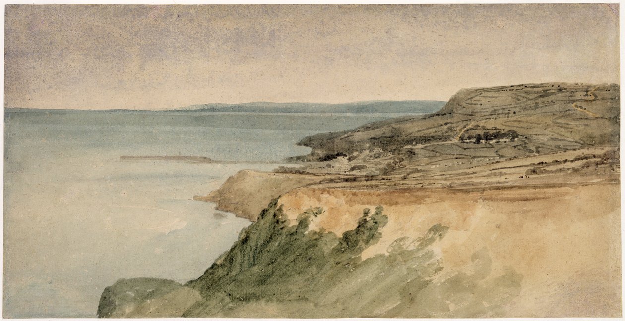 Lyme Regis, Dorset, ca. 1797 von Thomas Girtin