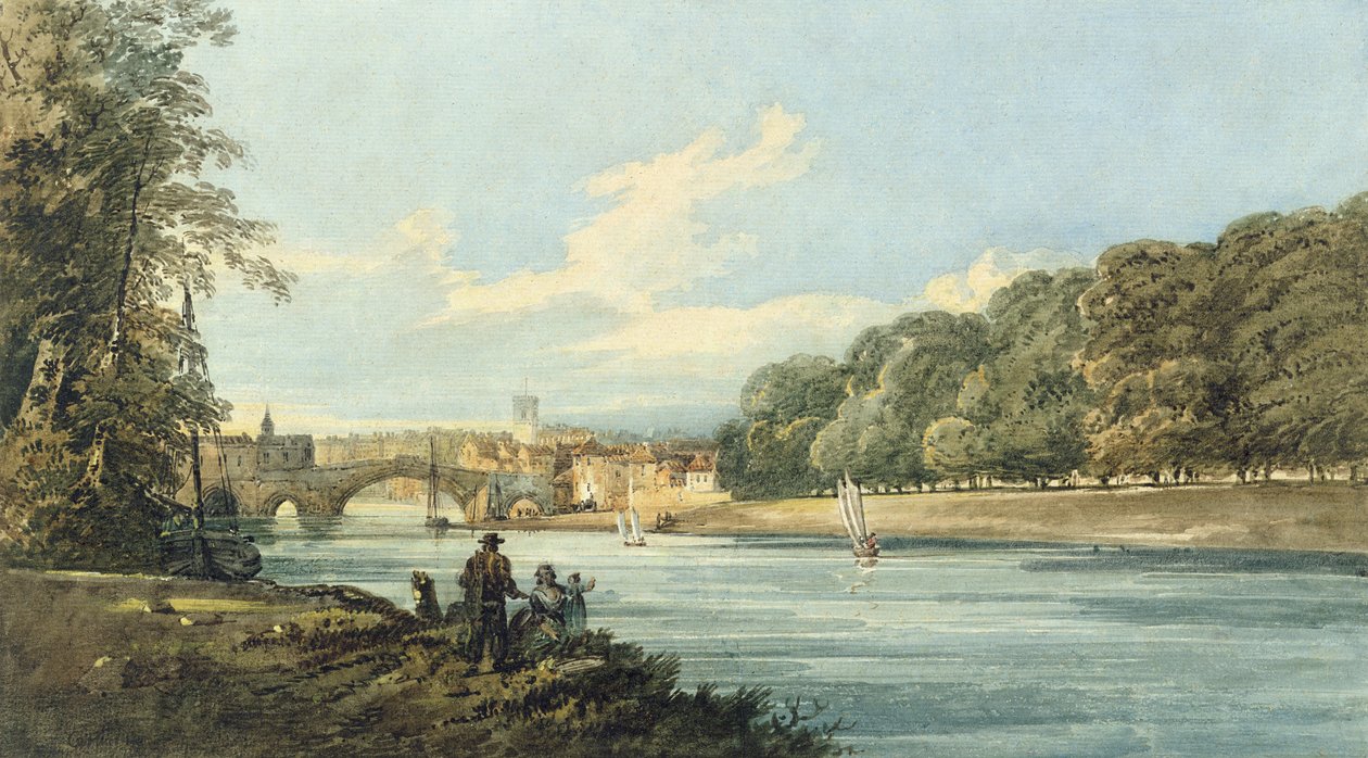 Der Neue Weg, York, um 1798 von Thomas Girtin