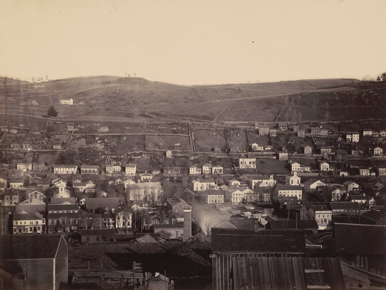 Honesdale, Abschnitt 4, Del. & Hudson Canal Co., ca. 1863-1865 von Thomas H. Johnson