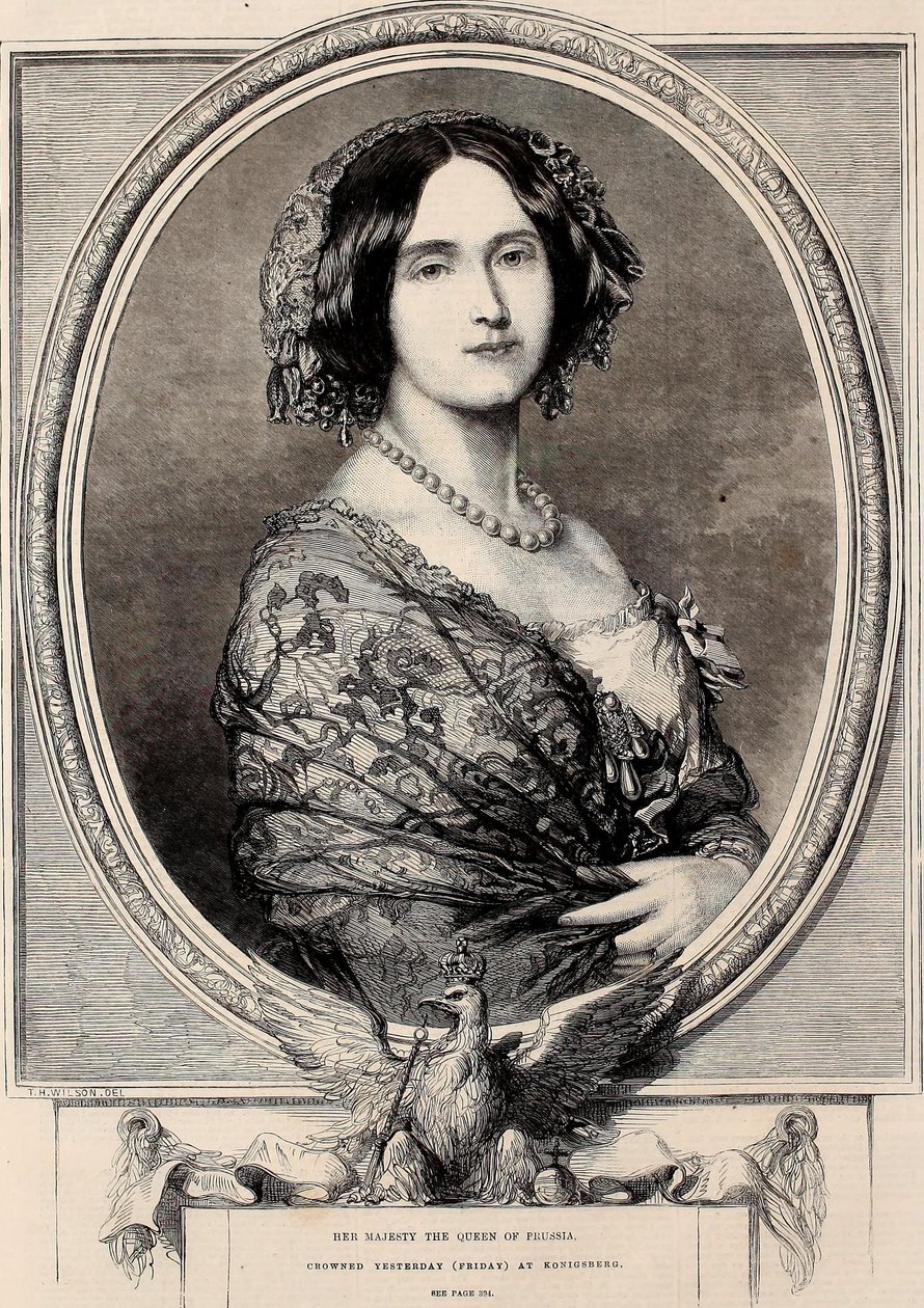 Ihre Majestät die Königin von Preußen, gestern (Freitag) in Königsberg gekrönt von Thomas Harrington Wilson