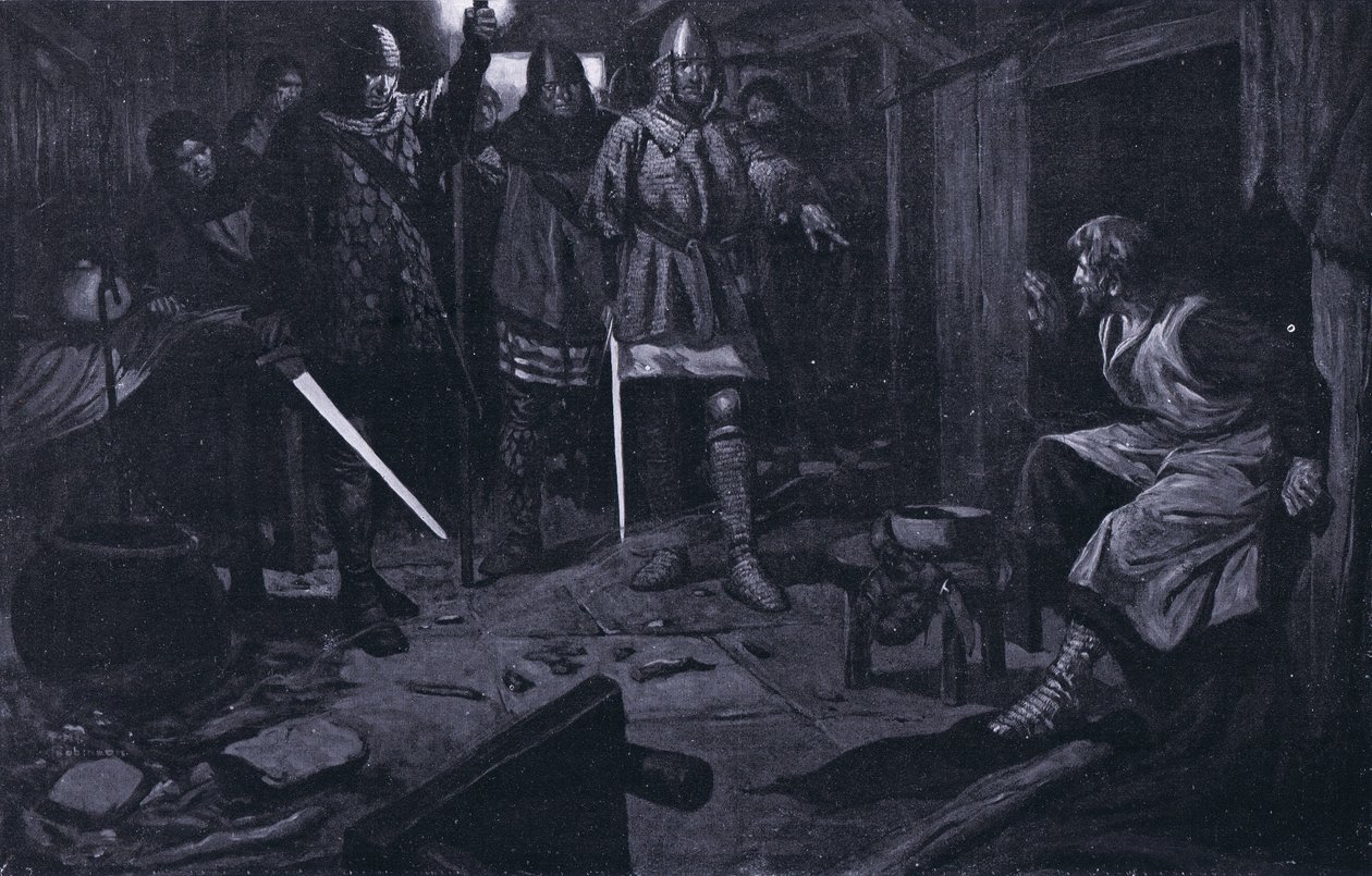 Die Gefangennahme von William Wallace AD1305 von Thomas Heath Robinson