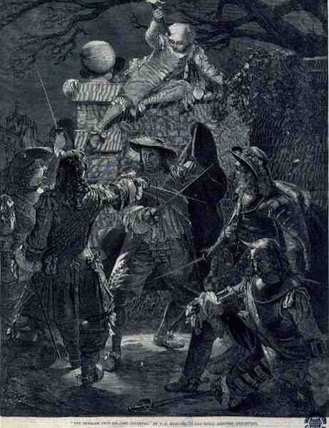 Der Überfall auf Sir John Coventry (gest. 1682), 21. Dezember 1670 von Thomas Herbert (after) Maguire