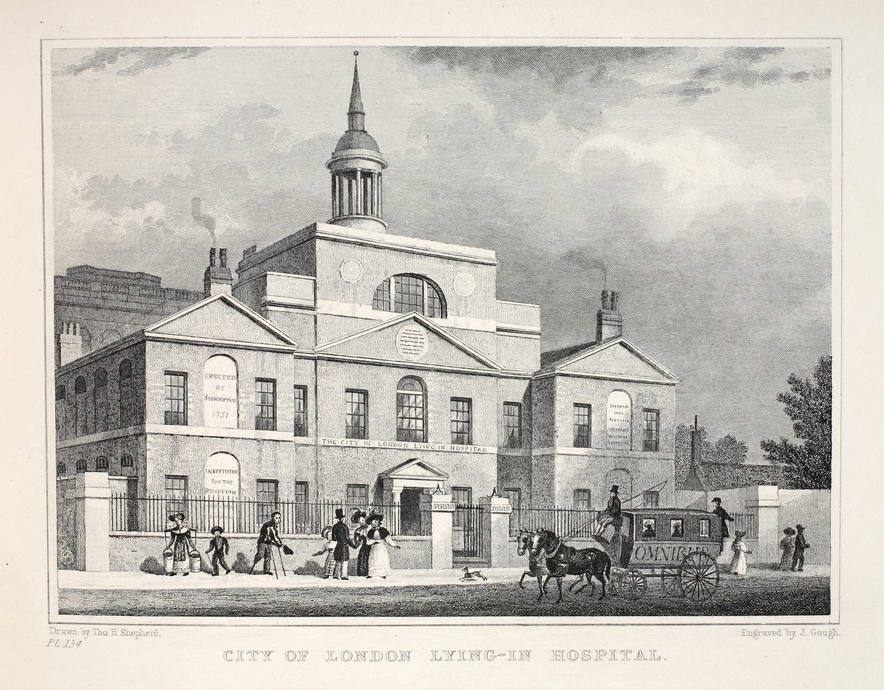 City of London Lying in Hospital, aus 