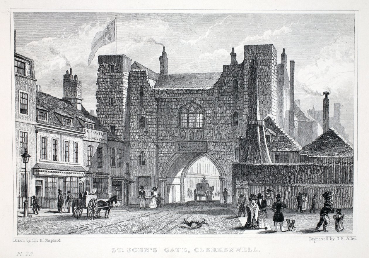 St. Johns Gate, Clerkenwell, aus 
