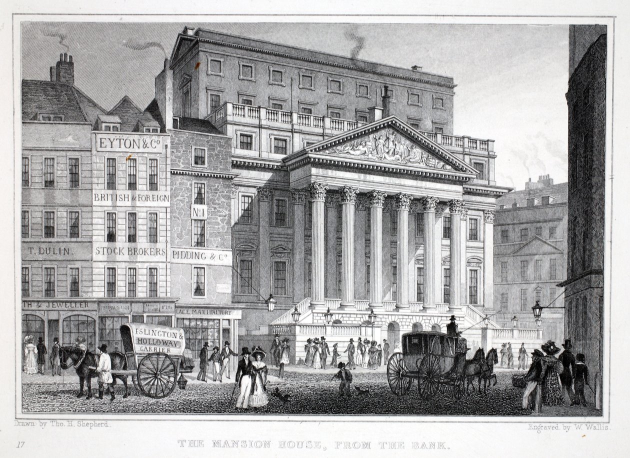 Das Mansion House, aus 