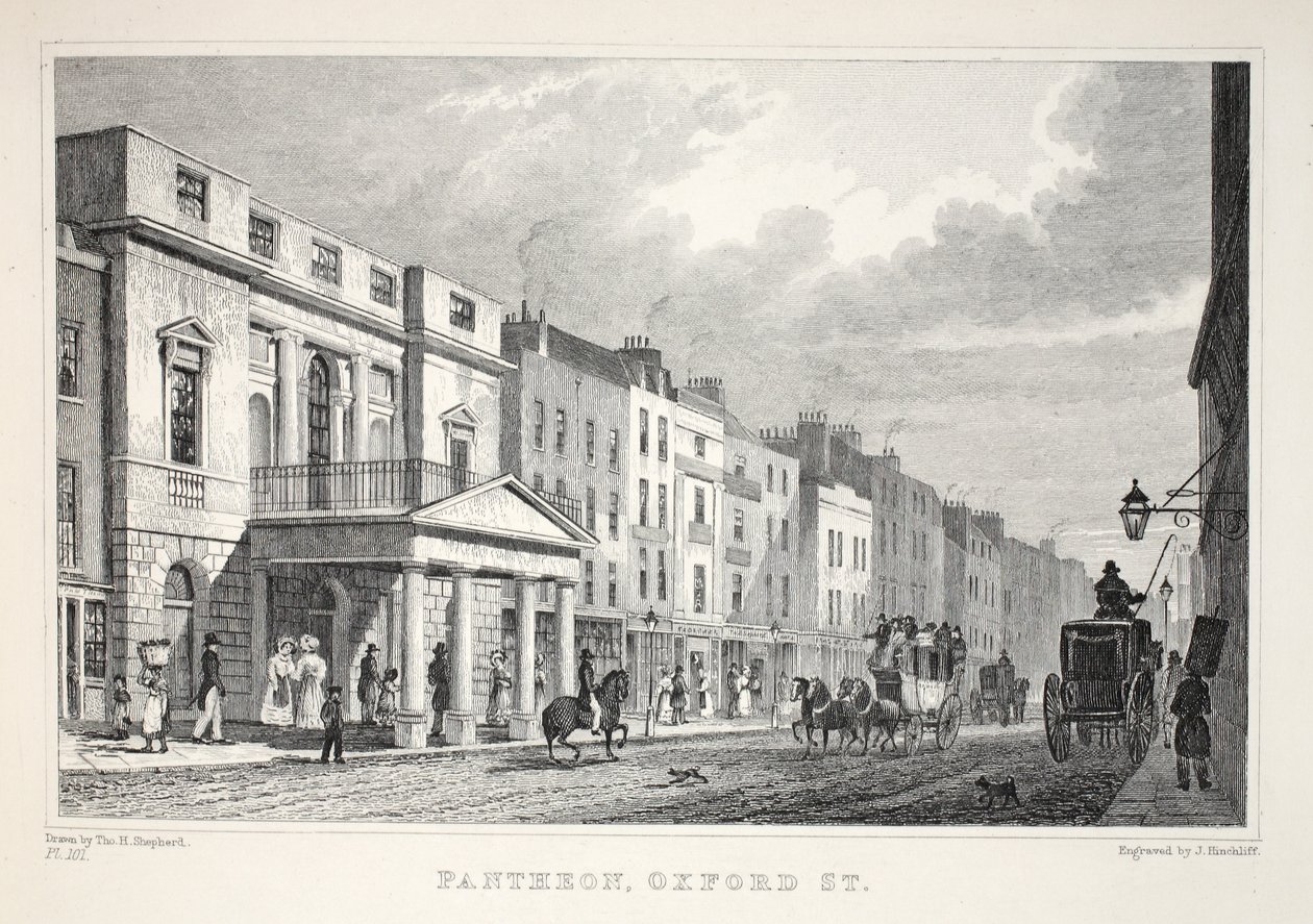 Das Pantheon, Oxford Street, aus 