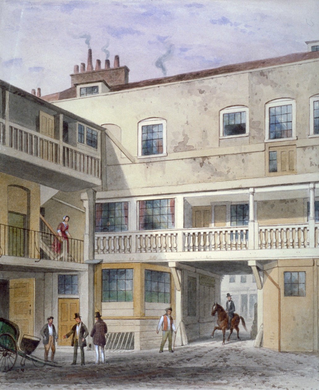 Das Gasthaus der Drei Könige in Piccadilly, Westminster, London, 1856 von Thomas Hosmer Shepherd