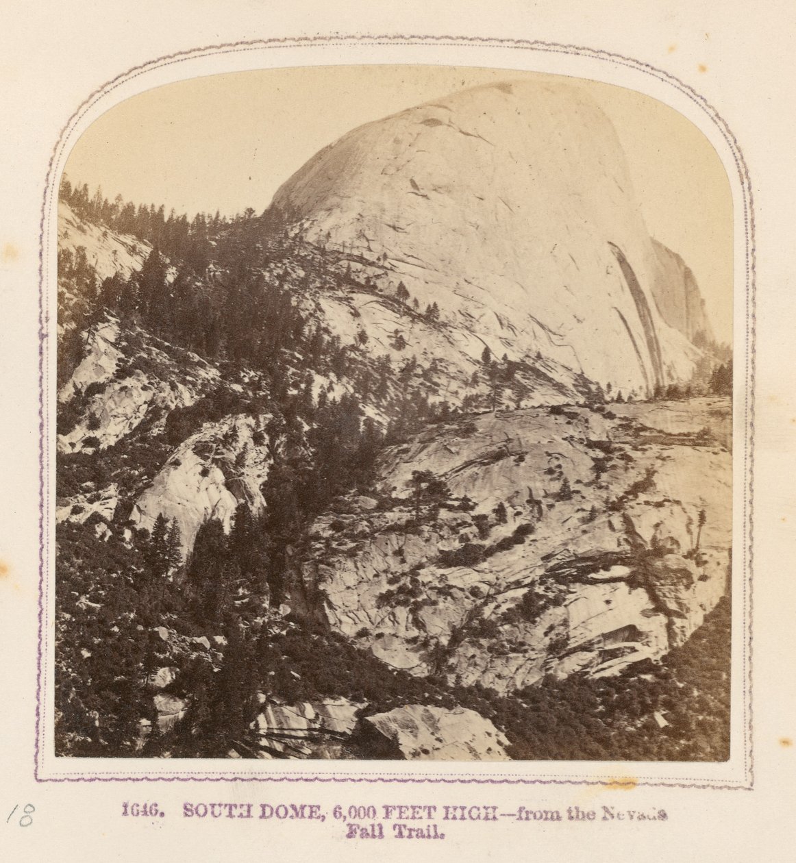 South Dome, 6.000 Fuß hoch - vom Nevada Fall Trail von Thomas Houseworth