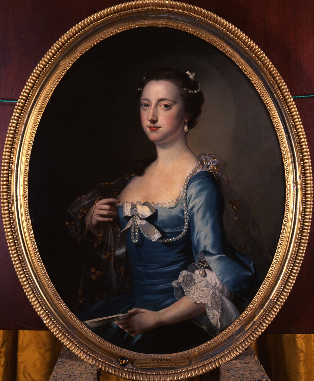 Porträt von Frances Thynne, Lady Hertford, später Herzogin von Somerset von Thomas Hudson