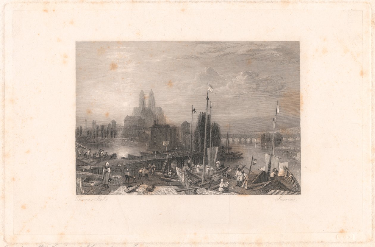 Kanal der Loire und Cher, in der Nähe von Tours von Thomas Jeavons