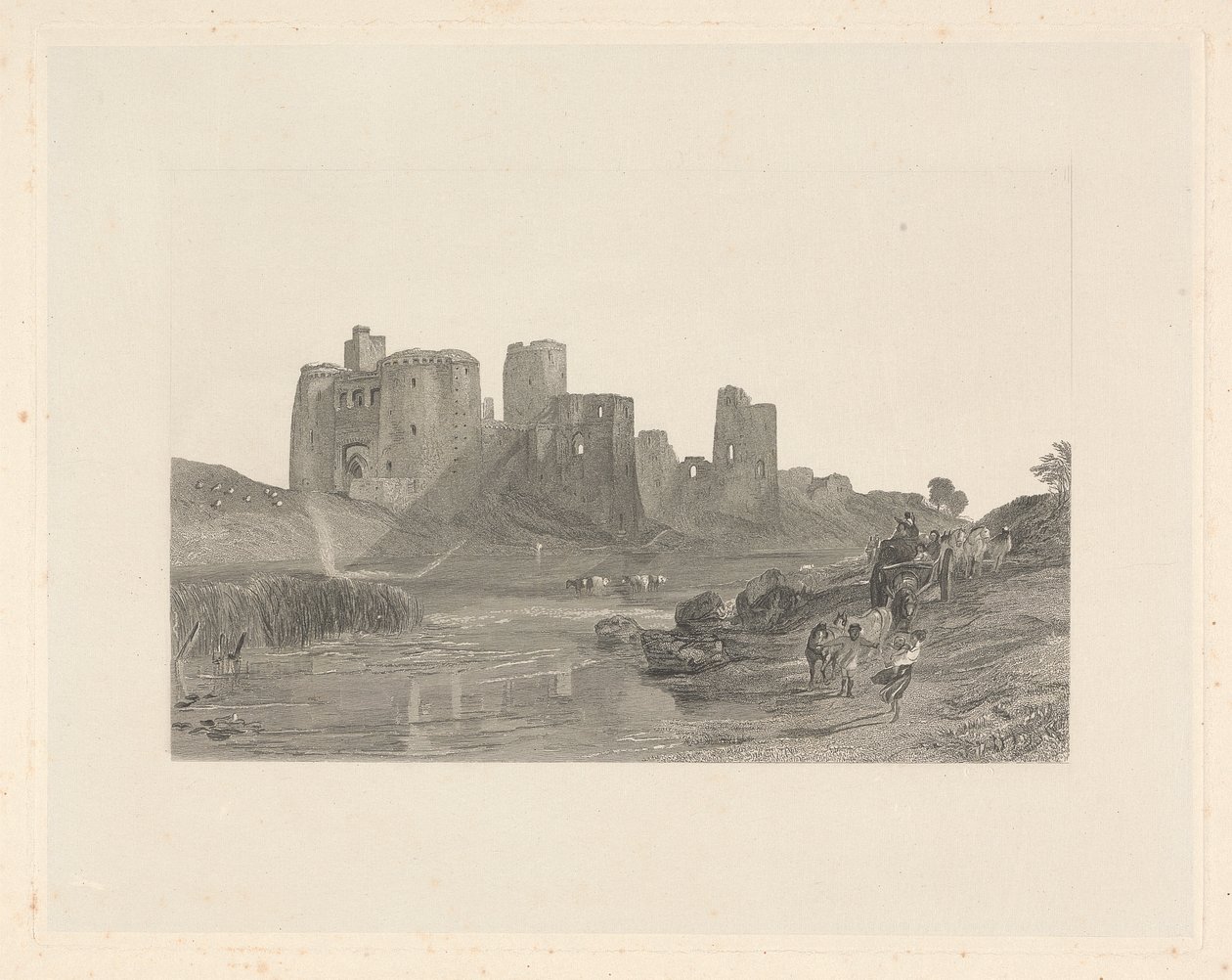 Kidwelly Castle, Südwales von Thomas Jeavons