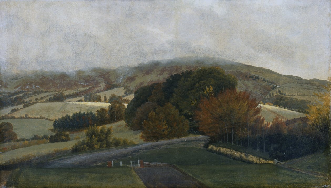 Carneddau-Berge von Pencerrig, ca. 1776 von Thomas Jones