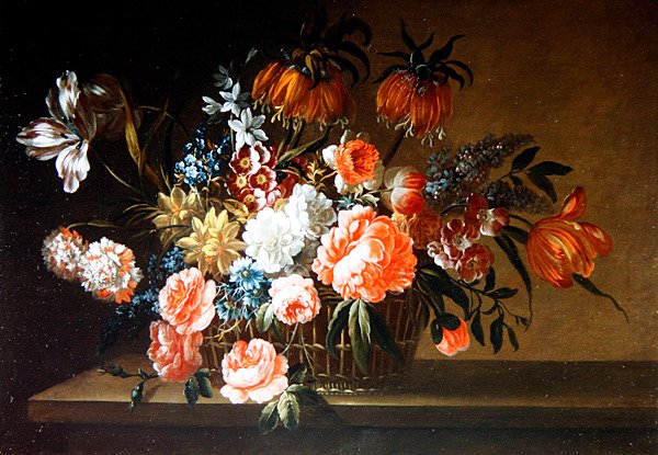 Stillleben mit Rosen, Nelken und Tulpen von Thomas Keyse