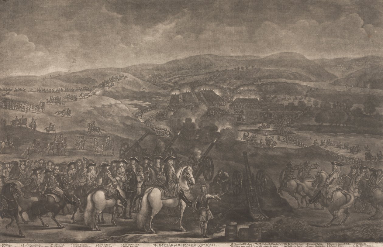 Schlacht am Boyne, 1. Juli 1690 von Thomas Kitchin