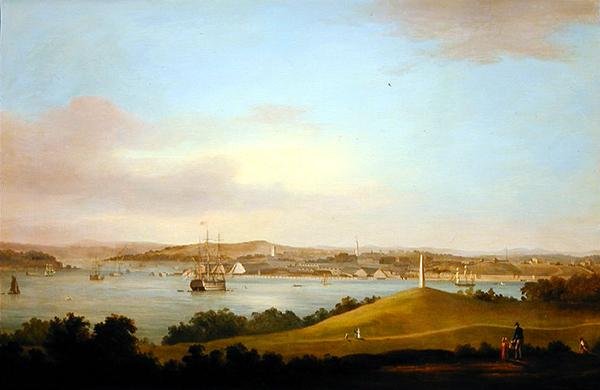 Ansicht des Tamar-Mündungsgebiets, Plymouth von Thomas L. Hornbrook