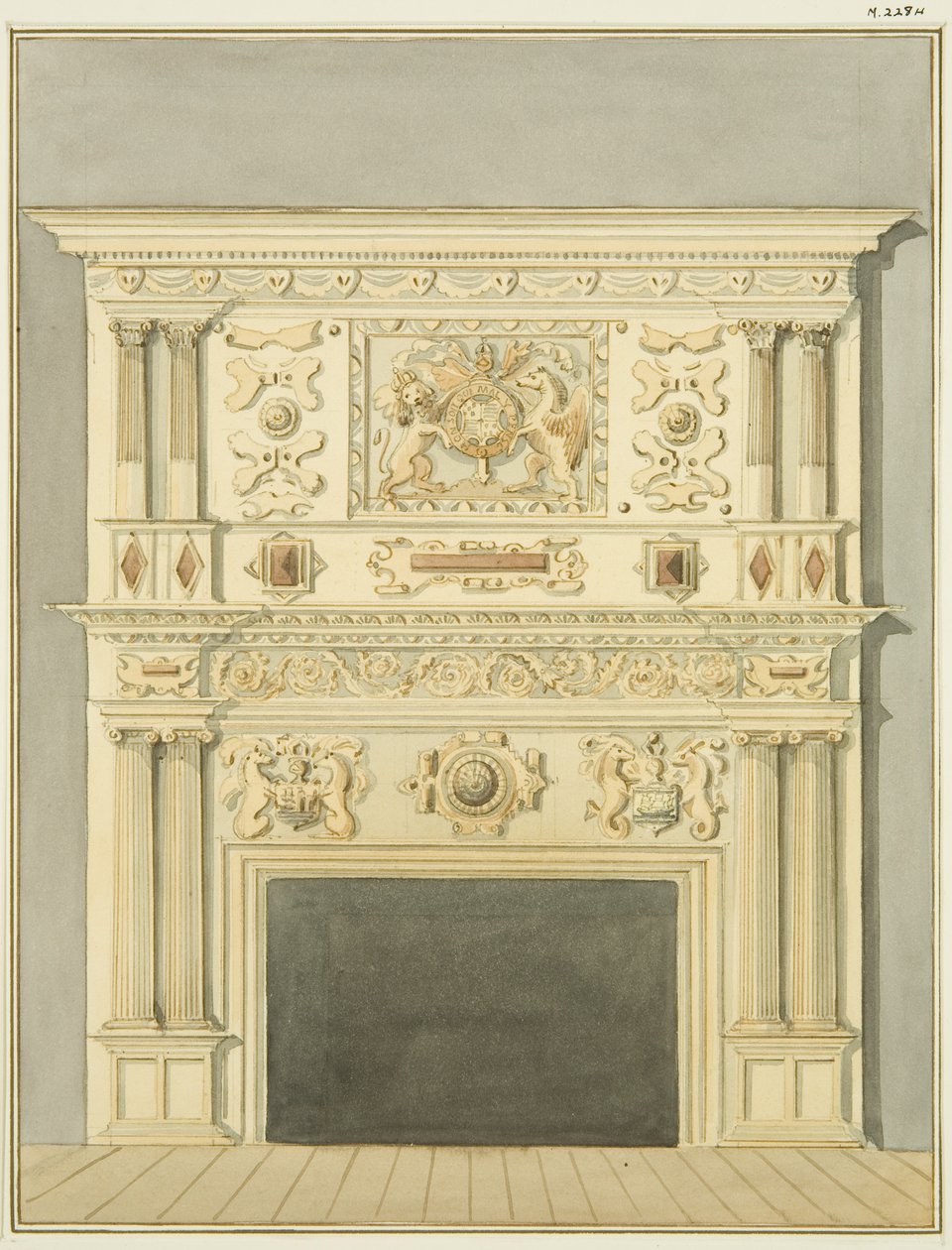 Kamin bei Hillier