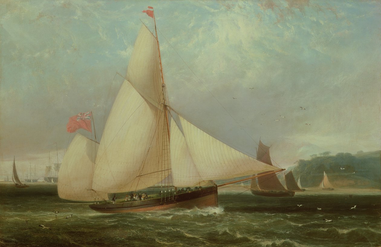 Die Yacht Arundel des 12. Herzogs von Norfolk von Thomas Luny