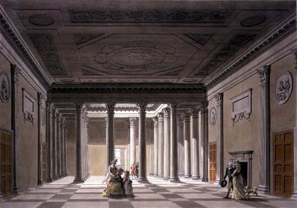 Die Halle in Purbrook von Thomas Malton Jnr.