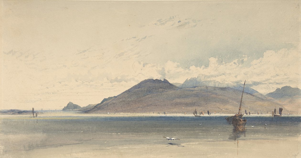 Insel Arran, früher Morgen, 1830-39 von Thomas Miles Richardson I