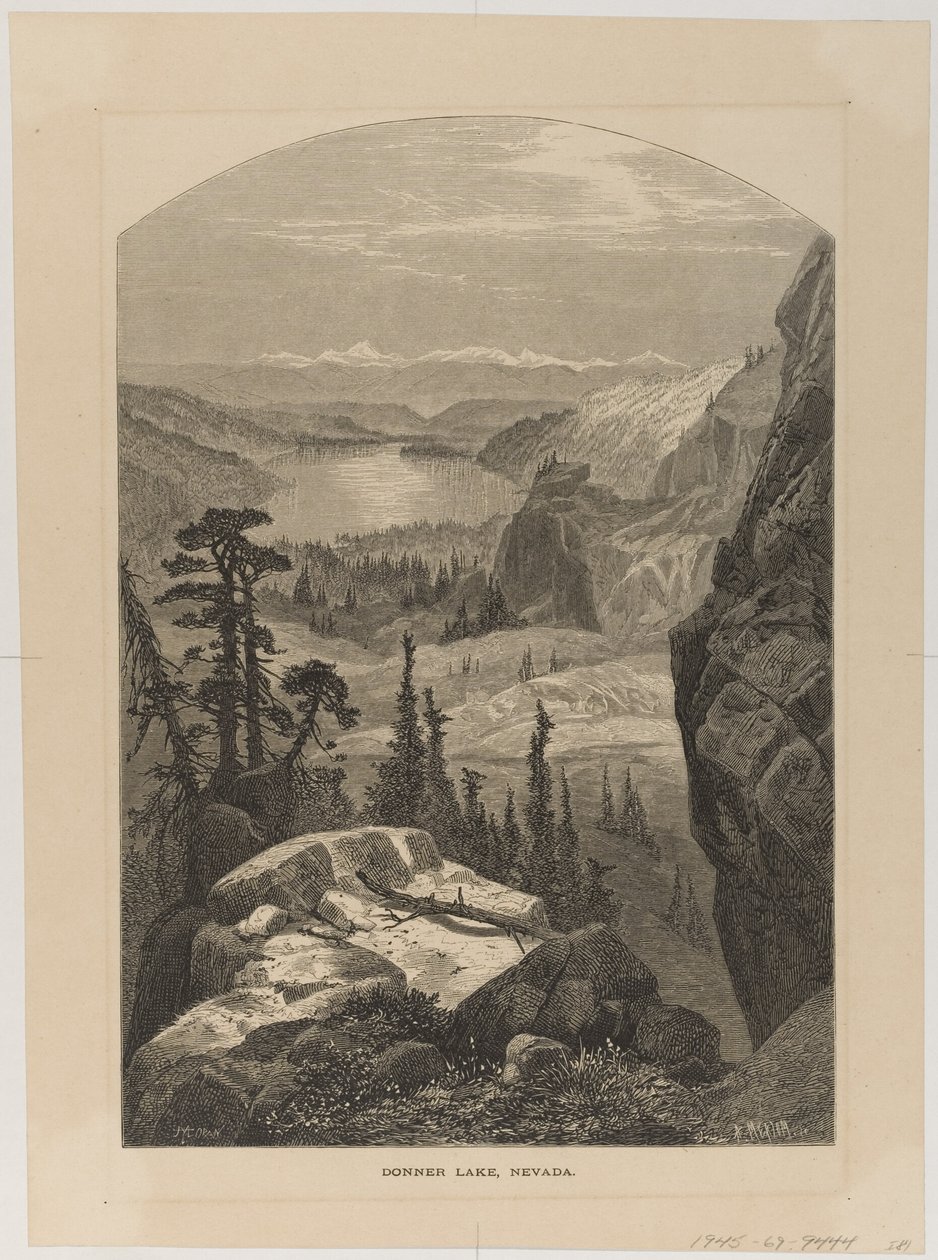 Donner Lake, Nevada von Thomas Moran