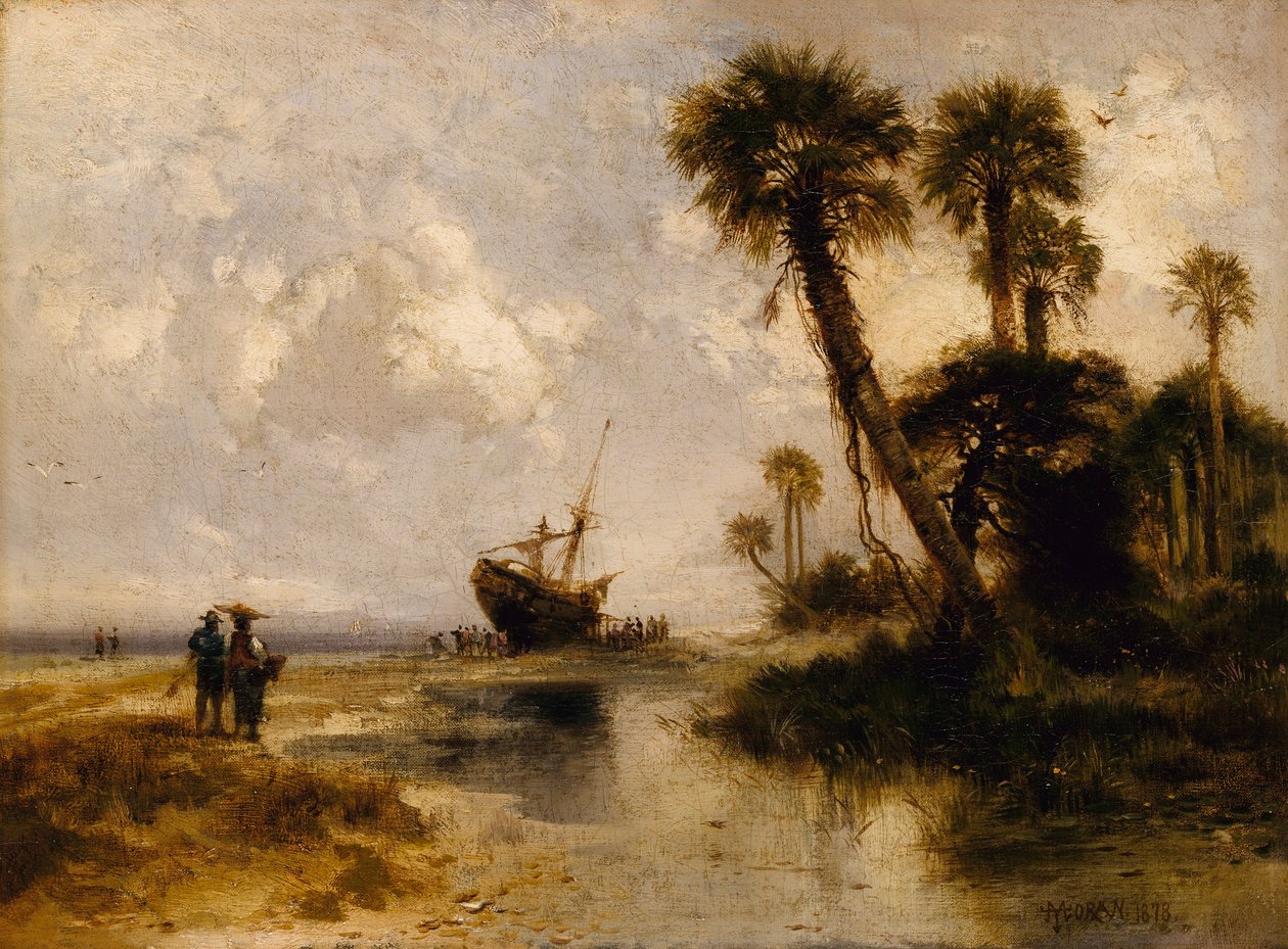 Fort George Island, Florida von Thomas Moran