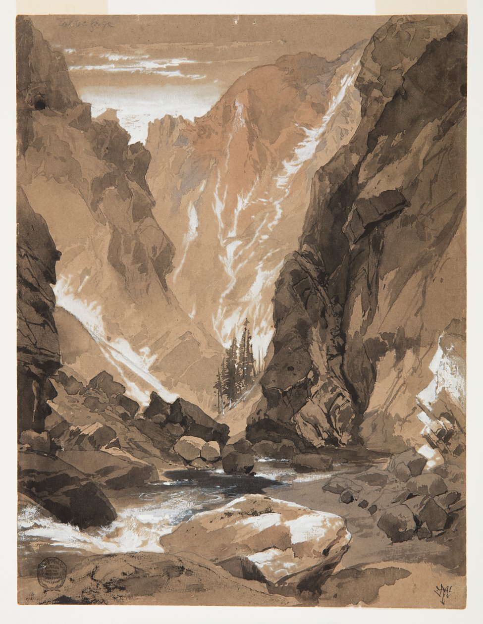 Toltec-Schlucht, Colorado von Thomas Moran