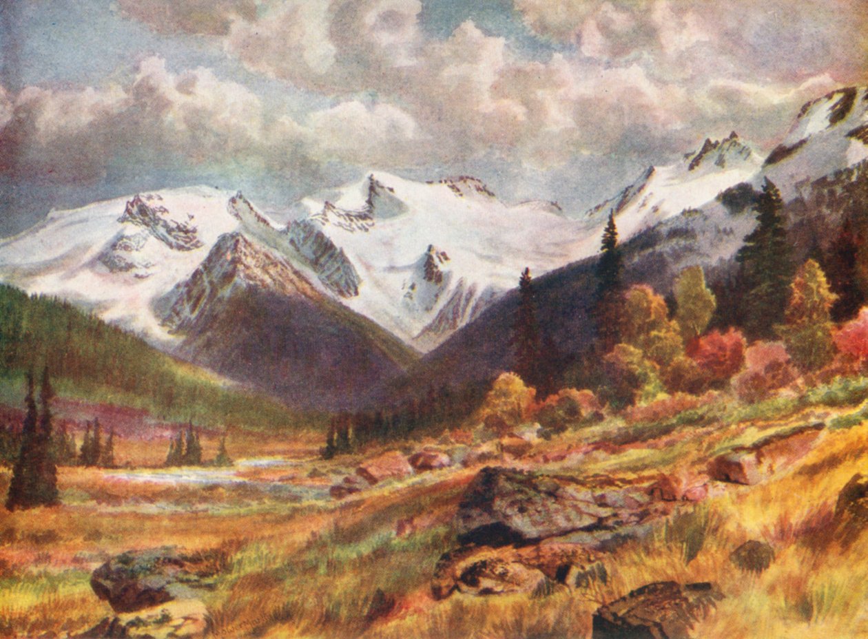 Das Tal vom Rogers Pass von Thomas Mower Martin