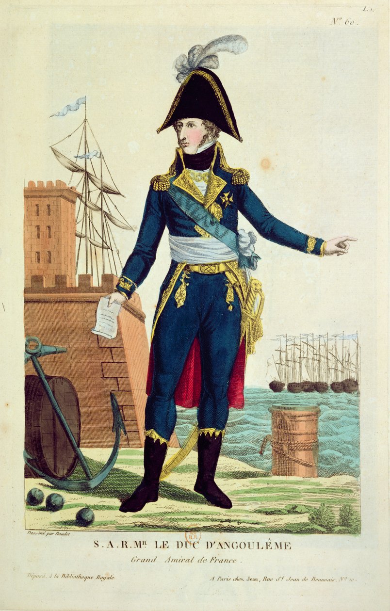 Louis-Antoine de Bourbon, Herzog von Angouleme von Thomas Naudet