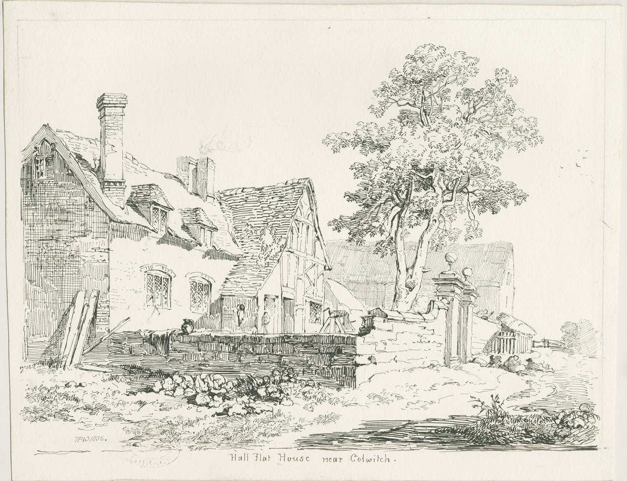 Colwich - Hall Flat House von Thomas Peploe Wood
