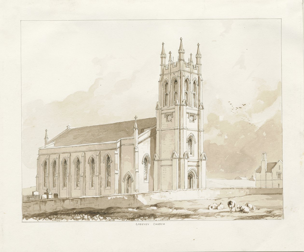Coseley Kirche von Thomas Peploe Wood