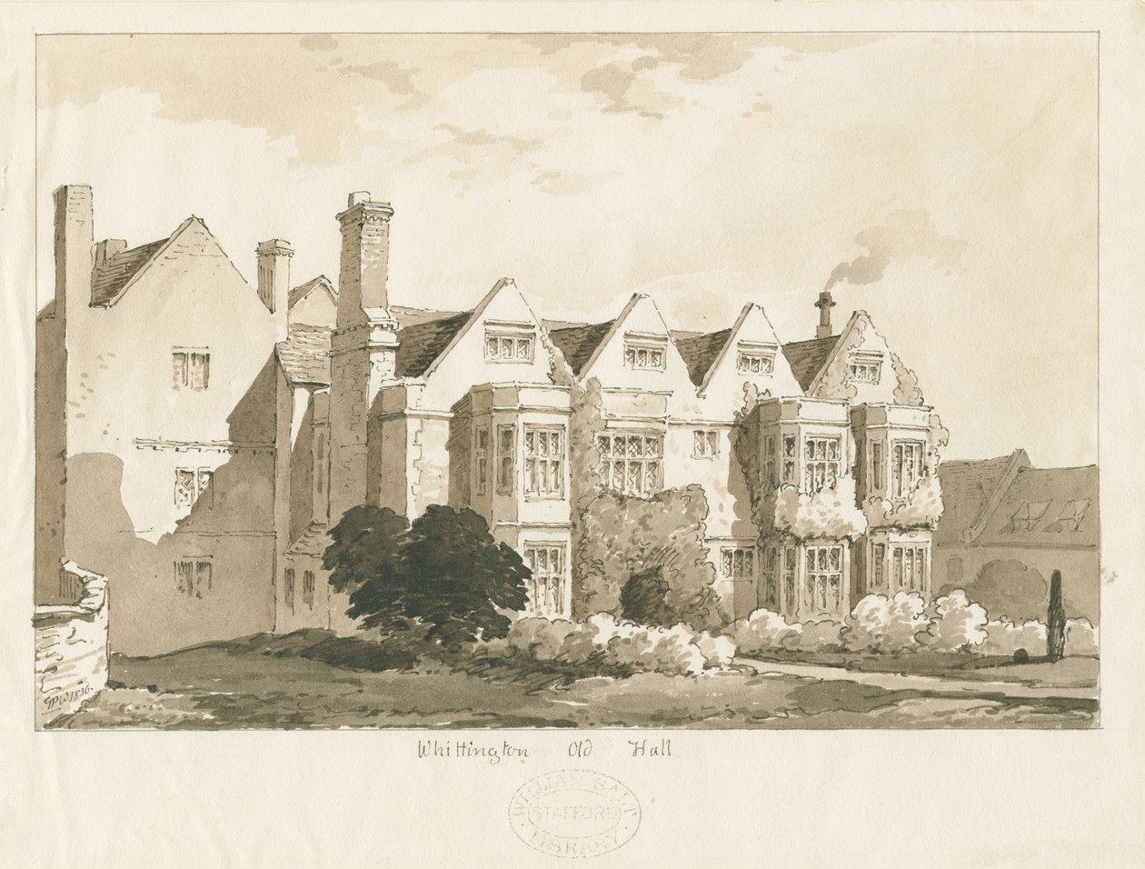 Whittington Hall von Thomas Peploe Wood