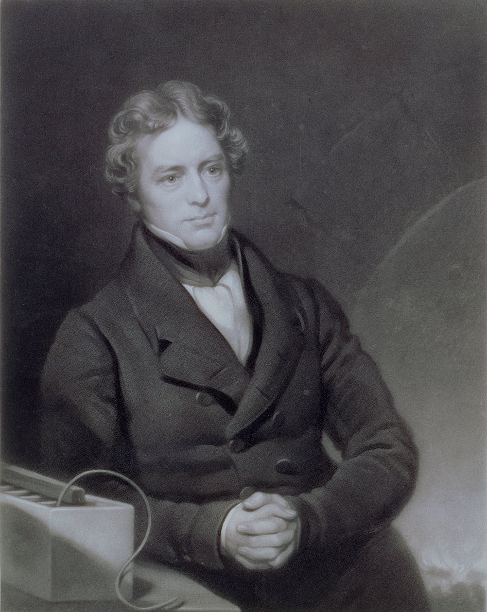 Porträt von Michael Faraday (1791-1867) graviert von Henry Cousins (gest. 1864) ca. 1841 von Thomas Phillips
