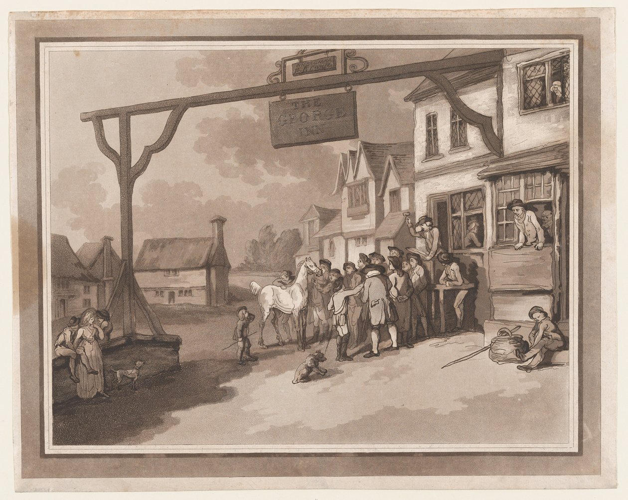Crawley Ein Ausflug nach Brighthelmstone von Thomas Rowlandson, Samuel Alken