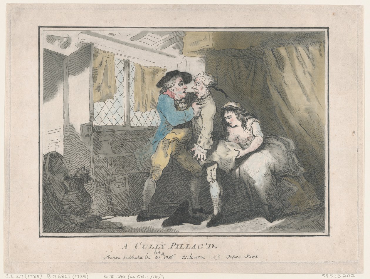 Ein beraubter Narr von Thomas Rowlandson
