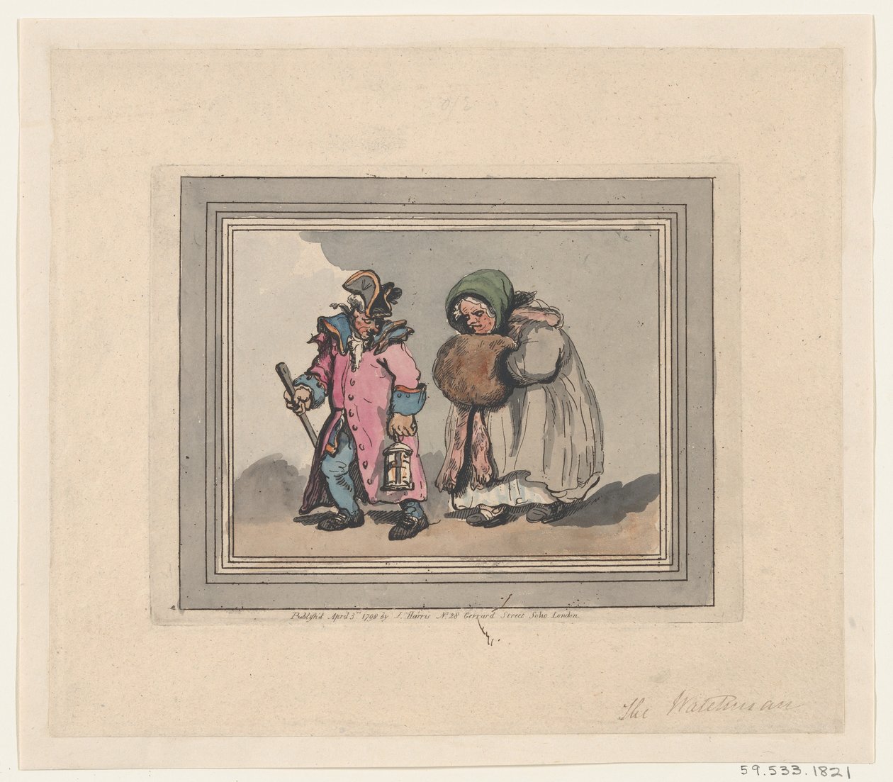 Rückkehr von einem Besuch von Thomas Rowlandson
