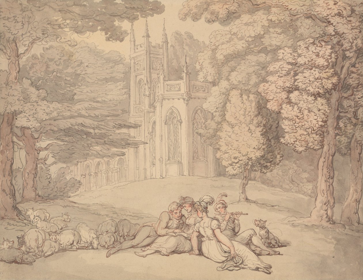 Ein Sommeridyll von Thomas Rowlandson