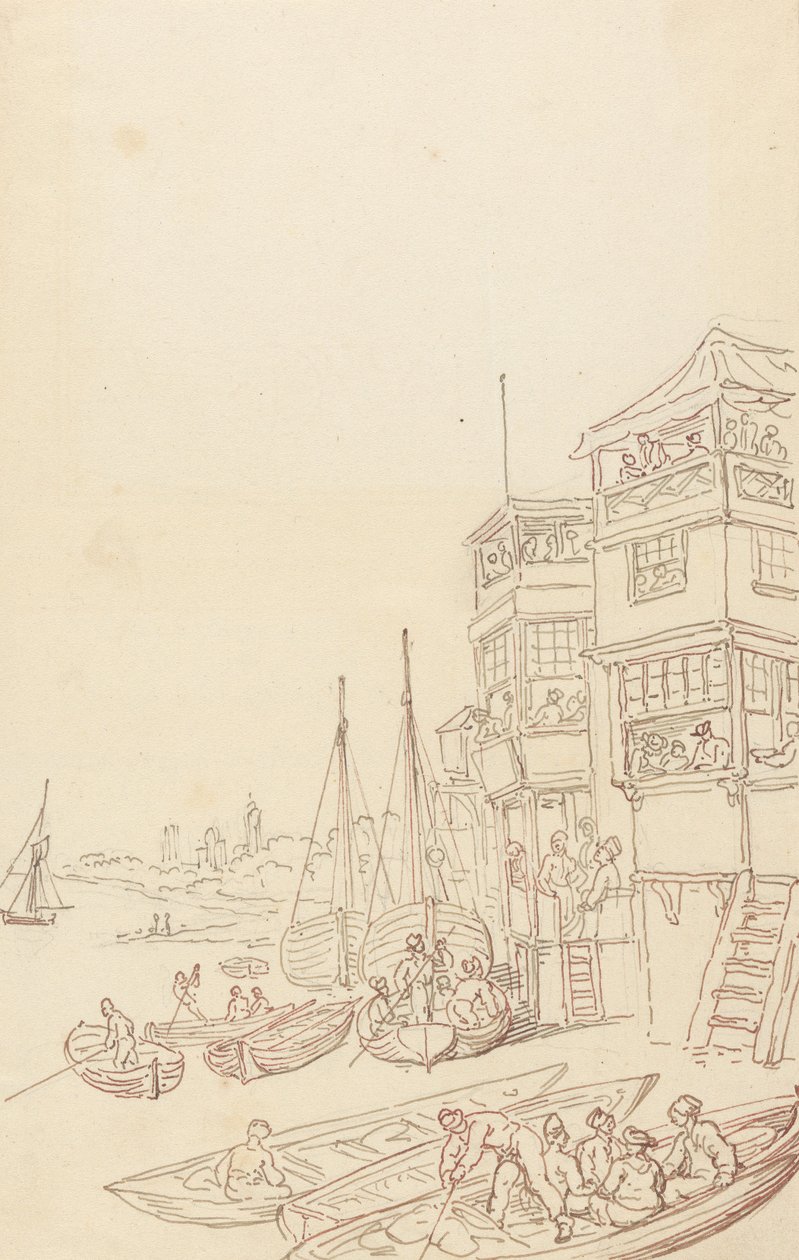 Albumzeichnung von Thomas Rowlandson