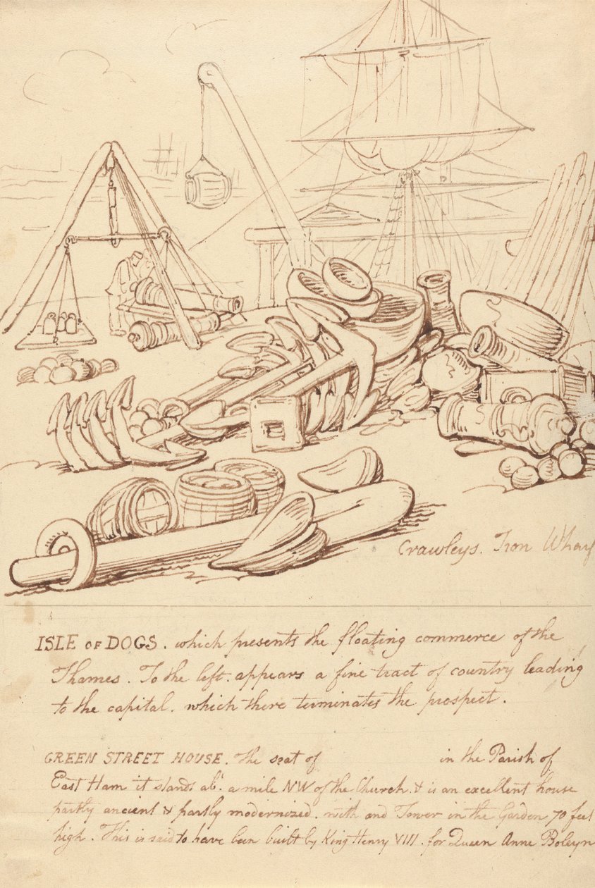 Albumzeichnung von Thomas Rowlandson