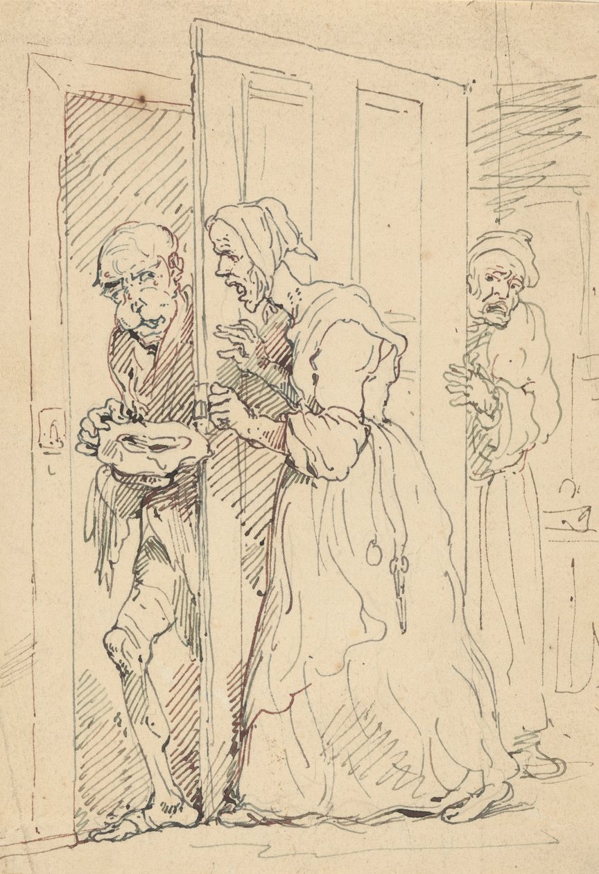 Albumzeichnung von Thomas Rowlandson