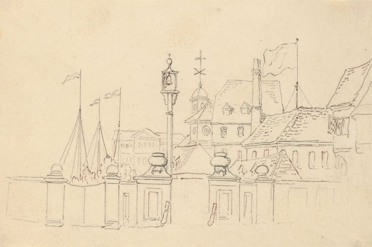 Albumzeichnung von Thomas Rowlandson