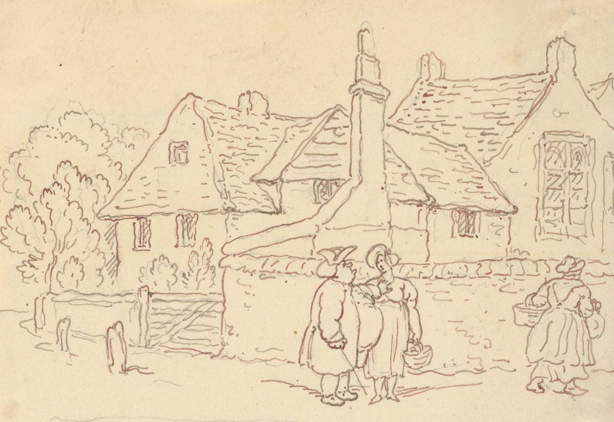 Albumzeichnung von Thomas Rowlandson