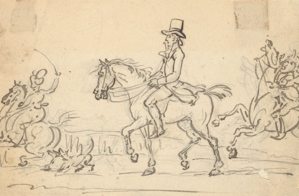 Albumzeichnung von Thomas Rowlandson
