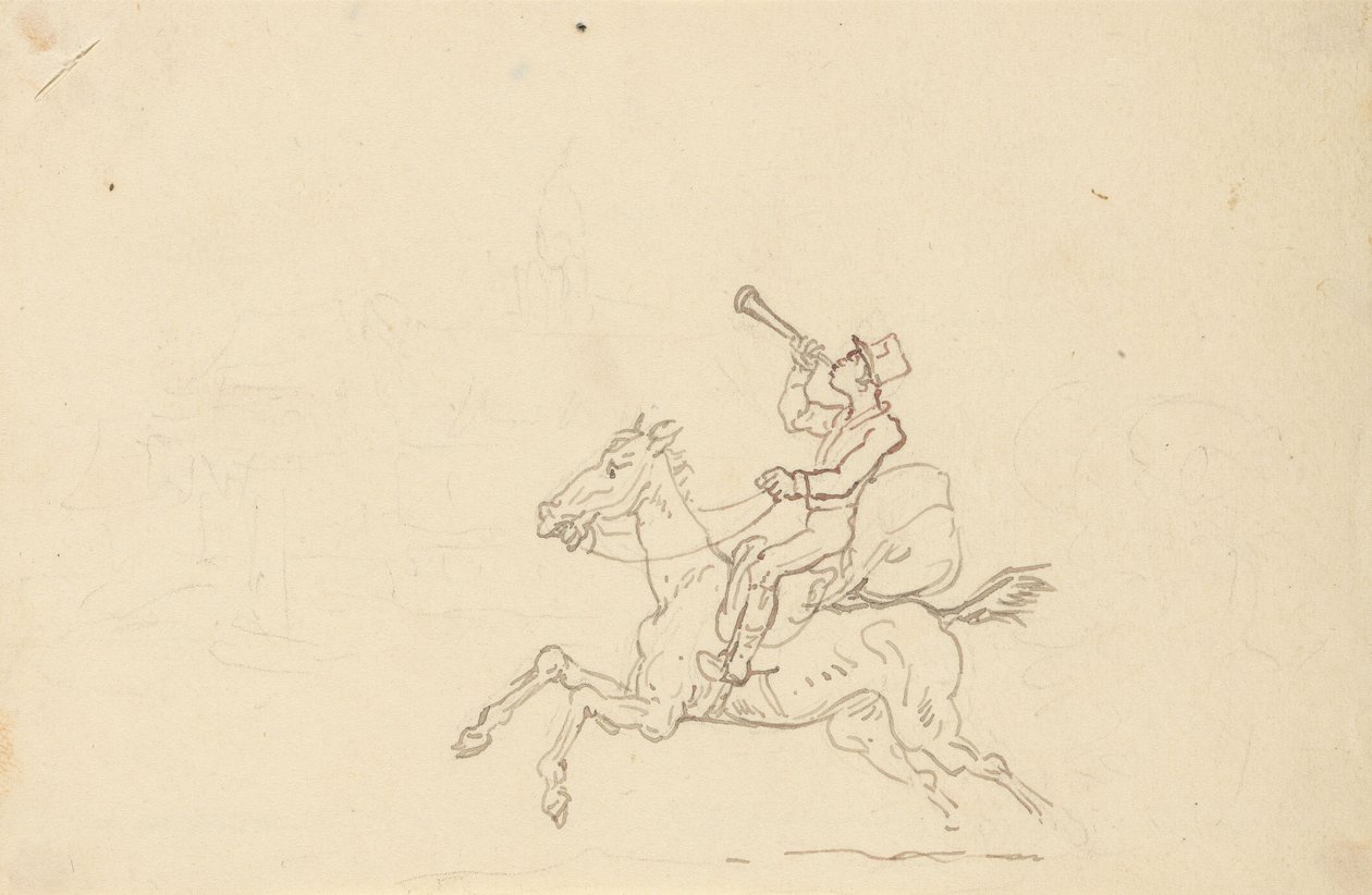 Albumzeichnung von Thomas Rowlandson