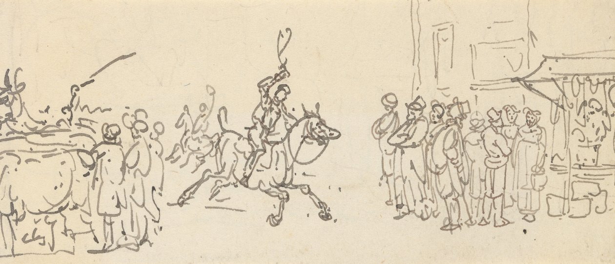 Albumzeichnung von Thomas Rowlandson