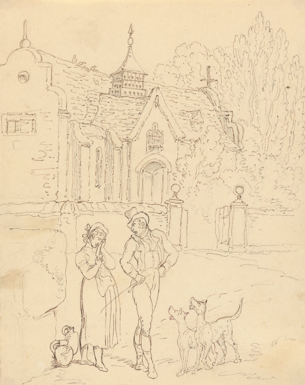 Albumzeichnung von Thomas Rowlandson