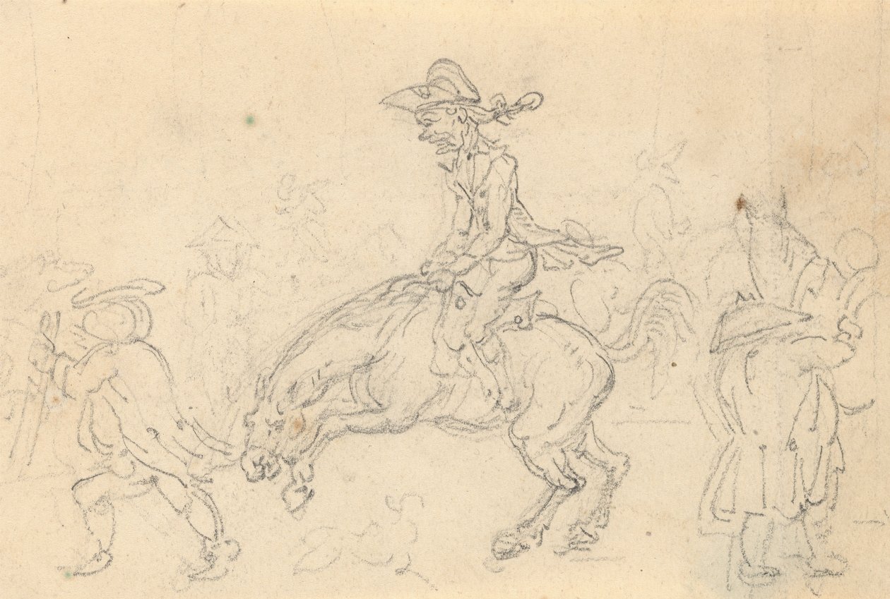 Albumzeichnung von Thomas Rowlandson