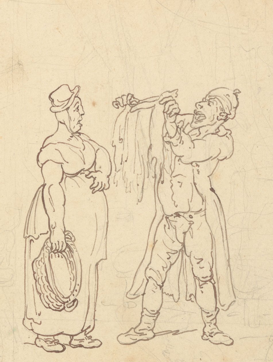 Albumzeichnung von Thomas Rowlandson
