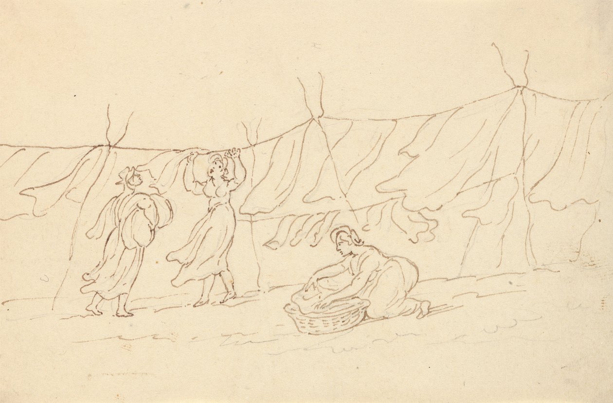 Albumzeichnung von Thomas Rowlandson